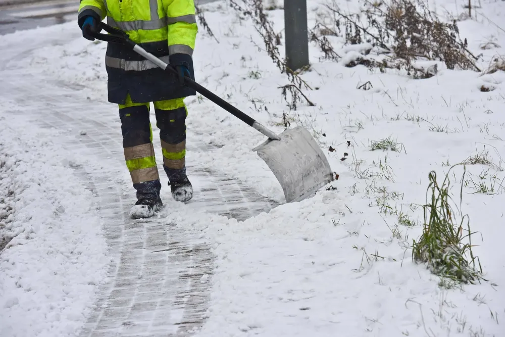 Déneigement à Bellefontaine